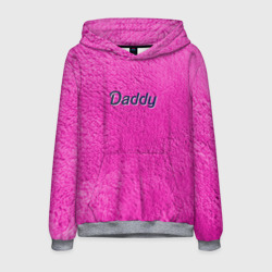 Мужская толстовка 3D Daddy Pink