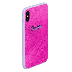 Чехол для iPhone XS Max матовый Daddy Pink - фото 2