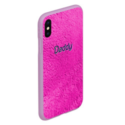 Чехол для iPhone XS Max матовый Daddy Pink - фото 2