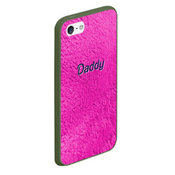 Чехол для iPhone 5/5S матовый Daddy Pink - фото 2