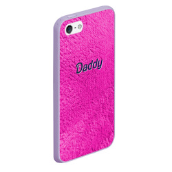 Чехол для iPhone 5/5S матовый Daddy Pink - фото 2