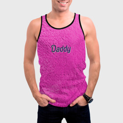 Мужская майка 3D Daddy Pink - фото 2