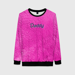 Женский свитшот 3D Daddy Pink