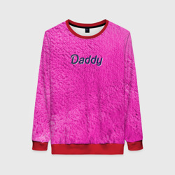 Женский свитшот 3D Daddy Pink