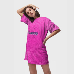 Платье-футболка 3D Daddy Pink - фото 2