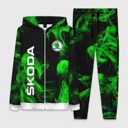Женский костюм 3D Skoda: Green Smoke