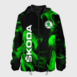 Мужская куртка 3D Skoda: Green Smoke