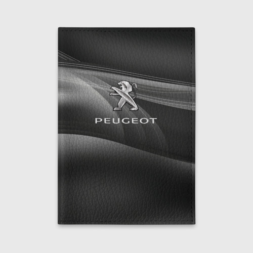 Обложка для автодокументов Peugeot blak