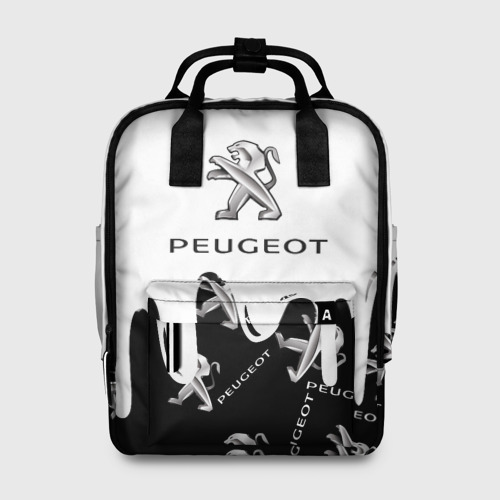 Женский рюкзак 3D Peugeot подтёки паттерн 