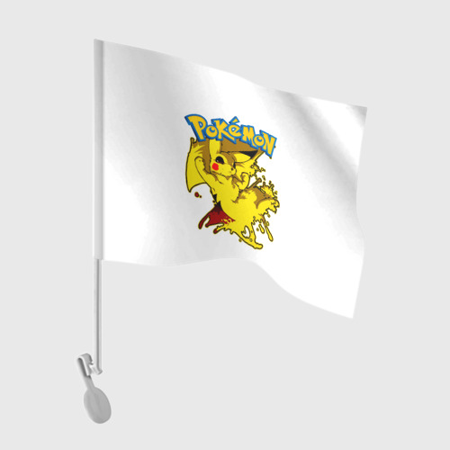 Флаг для автомобиля Пикачу злой Pokemon