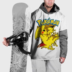 Накидка на куртку 3D Пикачу злой Pokemon