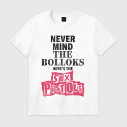 Мужская футболка хлопок Here's the Sex Pistols - never mind the bolloks