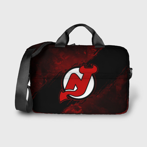 Сумка для ноутбука 3D New Jersey Devils, Нью Джерси Девилз, цвет 3D печать