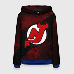 Женская толстовка 3D New Jersey Devils, Нью Джерси Девилз