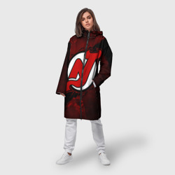 Женский дождевик 3D New Jersey Devils, Нью Джерси Девилз - фото 2