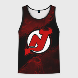 Мужская майка 3D New Jersey Devils, Нью Джерси Девилз