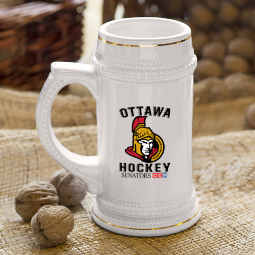 Кружка пивная Ottawa Senators Оттава Сенаторз - фото 4