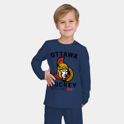 Детская пижама с лонгсливом хлопок Ottawa Senators Оттава Сенаторз - фото 2