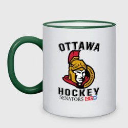 Кружка двухцветная Ottawa Senators Оттава Сенаторз