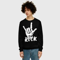 Мужской свитшот 3D Рок - rock - фото 2