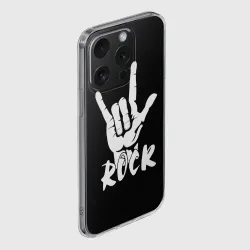 Чехол для iPhone 15 Pro Max силиконовый с защитой камеры Рок - rock - фото 2