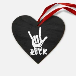 Деревянная игрушка Сердце Рок - rock