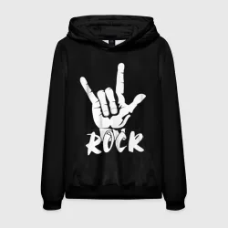 Мужская толстовка 3D Рок - rock