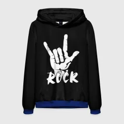 Мужская толстовка 3D Рок - rock