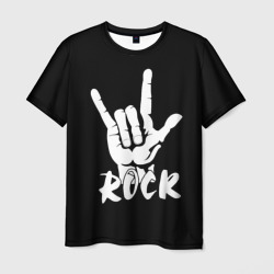 Мужская футболка 3D Рок - rock