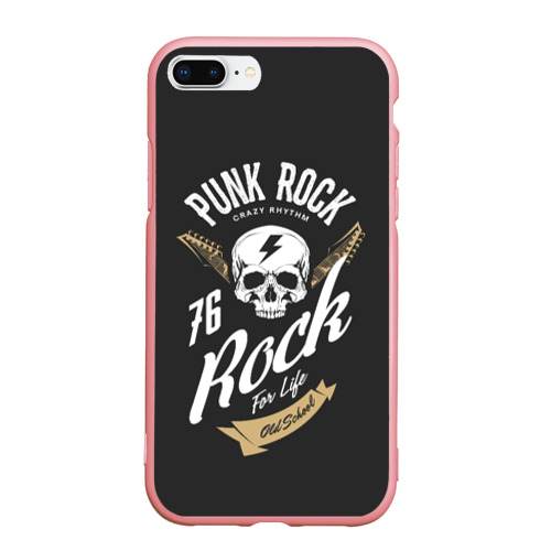 Чехол для iPhone 7Plus/8 Plus матовый Rock Рокер, цвет баблгам