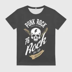 Женская футболка 3D Rock Рокер