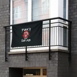 Флаг-баннер Punk's Not Dead Анархия - фото 2