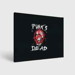 Холст прямоугольный Punk's Not Dead Анархия