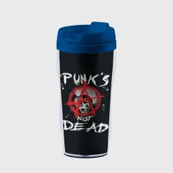 Термокружка-непроливайка Punk's Not Dead Анархия