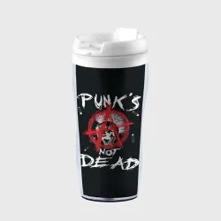 Термокружка-непроливайка Punk's Not Dead Анархия