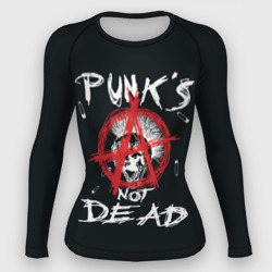 Женский рашгард 3D Punk's Not Dead Анархия