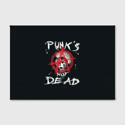 Холст прямоугольный Punk's Not Dead Анархия - фото 2