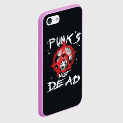 Чехол для iPhone 5/5S матовый Punk's Not Dead Анархия - фото 2