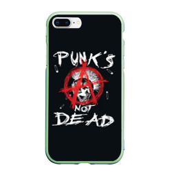 Чехол для iPhone 7Plus/8 Plus матовый Punk's Not Dead Анархия