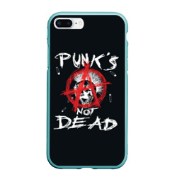 Чехол для iPhone 7Plus/8 Plus матовый Punk's Not Dead Анархия