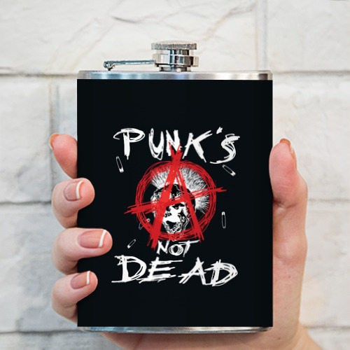 Фляга Punk's Not Dead Анархия - фото 3