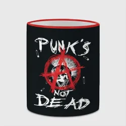 Кружка с полной запечаткой Punk's Not Dead Анархия - фото 2