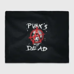 Плед 3D Punk's Not Dead Анархия
