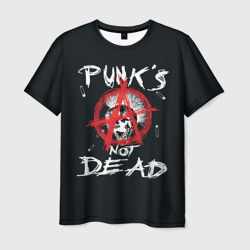 Мужская футболка 3D Punk's Not Dead Анархия