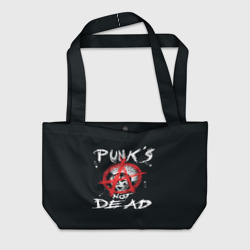 Пляжная сумка 3D Punk's Not Dead Анархия