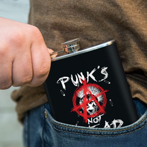 Фляга Punk's Not Dead Анархия - фото 4