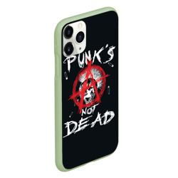 Чехол для iPhone 11 Pro матовый Punk's Not Dead Анархия - фото 2