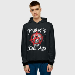 Мужская толстовка 3D Punk's Not Dead Анархия - фото 2