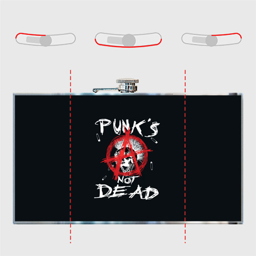 Фляга Punk's Not Dead Анархия - фото 5