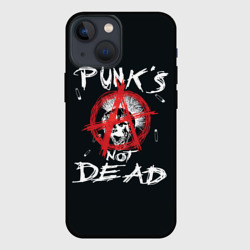 Чехол для iPhone 13 mini Punk's Not Dead Анархия